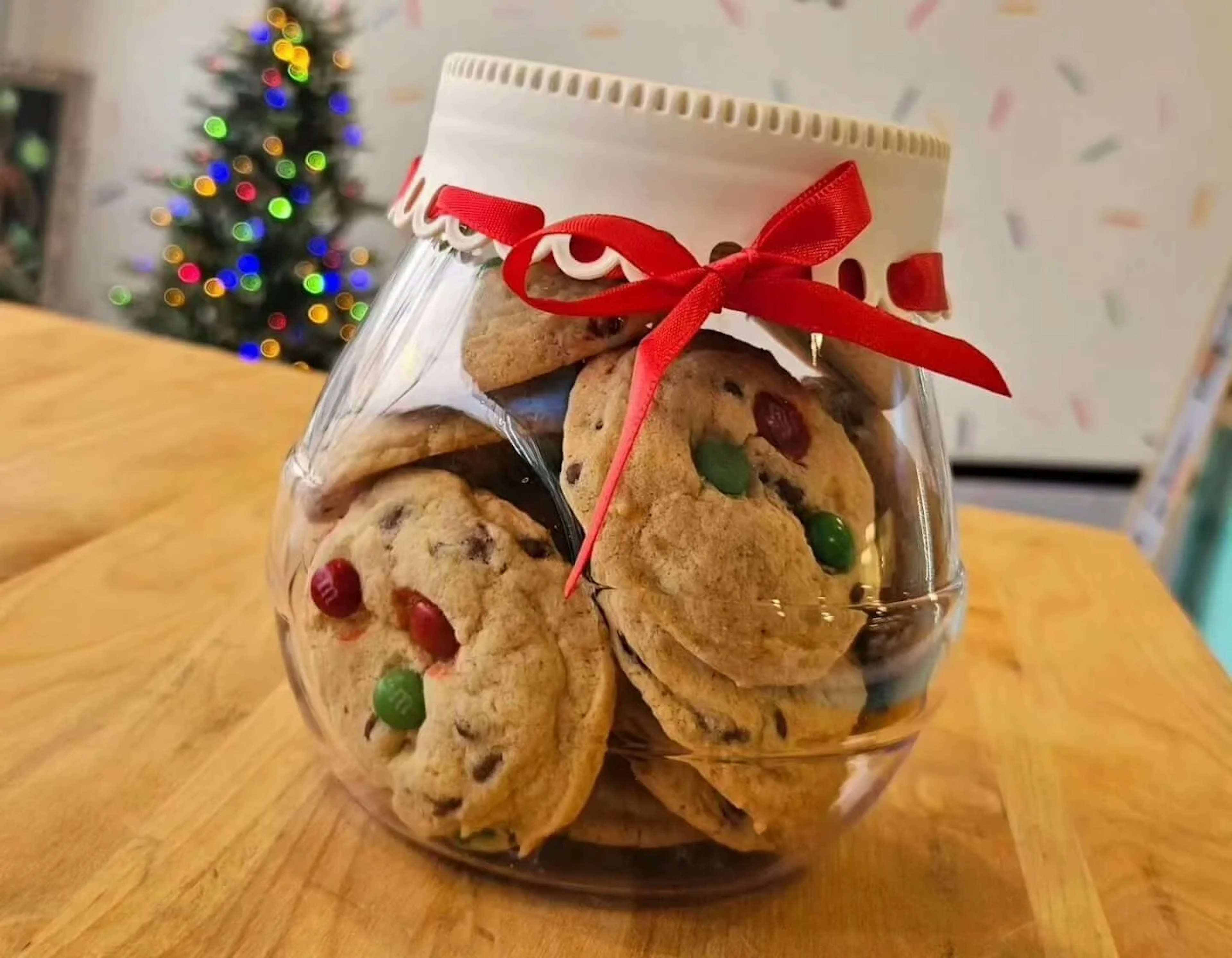 A jar of cookies.